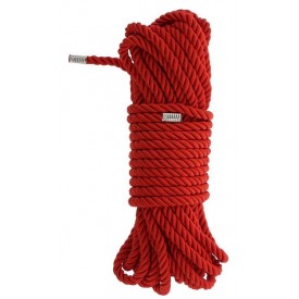 Красная веревка DELUXE BONDAGE ROPE - 10 м.