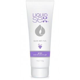 Гель для орального секса с ароматом винограда Liquid Sex Oral Sex Gel Grape - 113 гр.