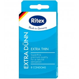 Ультратонкие презервативы RITEX EXTRA DUNN - 8 шт.